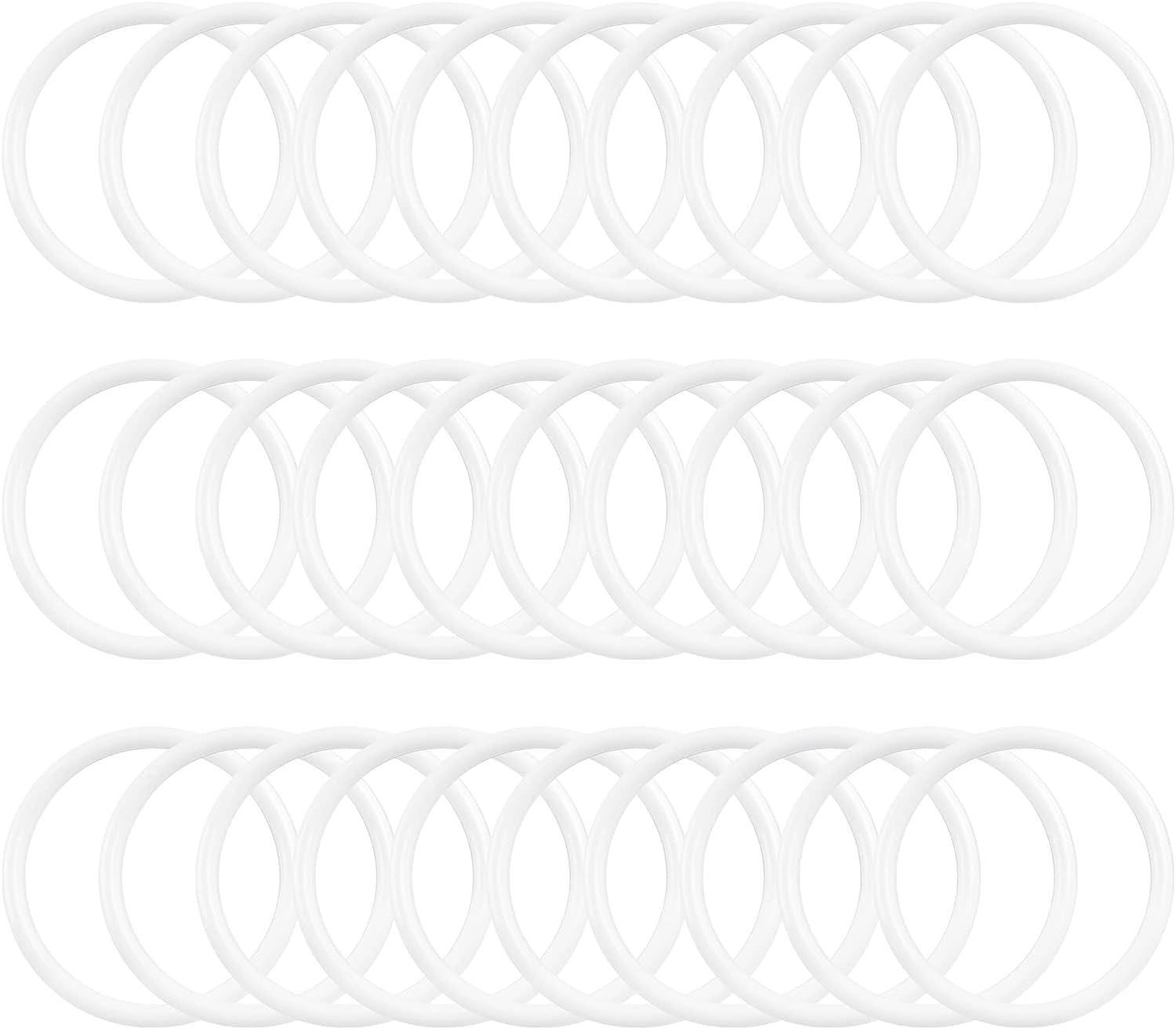 30 Pack 3 Inch Plastic Rings Floral Macrame Dream Catcher Ring Hoops –  ShoppsyMart
